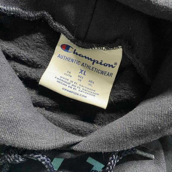 Seattle Kraken Champion Mens NHL Blue Spellout Long Sleeve Pullover Hoodie XL - Picture 3 of 5